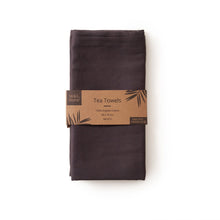 Load image into Gallery viewer, Organic Cotton Tea Towels - Herringbone Weave - Set of 2

