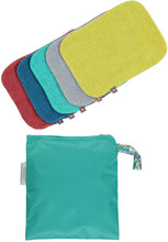 Load image into Gallery viewer, Pop-in Reusable Bamboo washable Bright baby Wipes Little Twidlets
