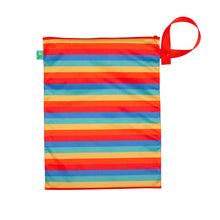 Load image into Gallery viewer, Tots Bots Rainbow Stripe Reusable wet bag | Little Twidlets
