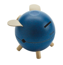 Load image into Gallery viewer, Plan Toys Piggy Bank - Blue Little Twidlets
