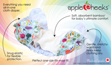 Load image into Gallery viewer, AppleCheeks All in One Nappy
