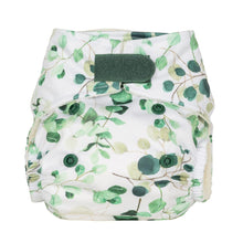 Load image into Gallery viewer, Baba and Boo reusable cloth nappy little twidlets eucalyptus
