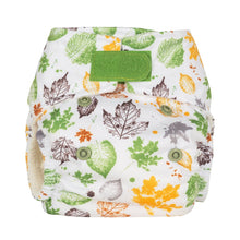Load image into Gallery viewer, Baba and Boo reusable cloth nappy little twidlets leaves
