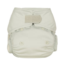 Load image into Gallery viewer, Baba and Boo reusable newborn cloth nappy little twidlets pearl white
