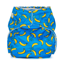 Load image into Gallery viewer, Baba and Boo One Size Nappy - NEW Prints Little Twidlets Go Bananas 
