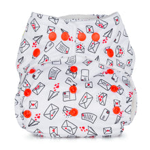 Load image into Gallery viewer, Baba and Boo One Size Nappy - NEW Prints Little Twidlets Love Letters
