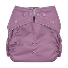 Load image into Gallery viewer, baba and boo reusable one size cloth nappy little twidlets wisteria purple
