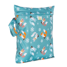 Load image into Gallery viewer, Baba and Boo Small reusable Wet Bag little twidlets Foxes
