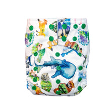 Load image into Gallery viewer, Bebeboo Home animal print reusable cloth nappy Little Twidlets 
