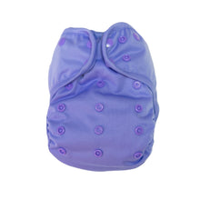 Load image into Gallery viewer, bebeboo violet purple reusable wrap nappy cover Little twidlets
