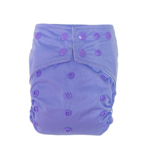 Load image into Gallery viewer, Bebeboo  violet purple reusable cloth nappy Little Twidlets 
