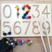 Load image into Gallery viewer, Hellion Toys Wooden Number Board

