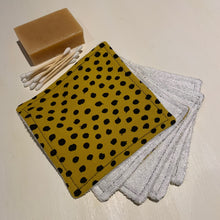 Load image into Gallery viewer, Attic People Reusable Cloth Wipes Mustard Yellow
