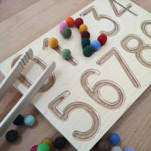 Load image into Gallery viewer, Hellion Toys Wooden Number Board
