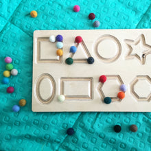 Load image into Gallery viewer, Hellion toys shape board with felt balls Little Twidlets
