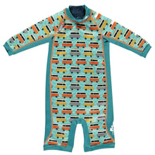 Load image into Gallery viewer, Close Toddler Snuggle Swimsuit Green Campervans Little Twidlets 
