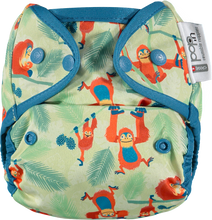 Load image into Gallery viewer, Close Pop In Nappy cover Wrap - Popper orangutan  Little Twidlets
