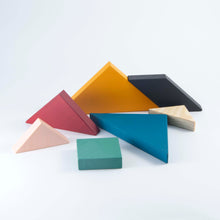 Load image into Gallery viewer, Tangram wooden puzzle, eco friendly made in spain. Little Twidlets
