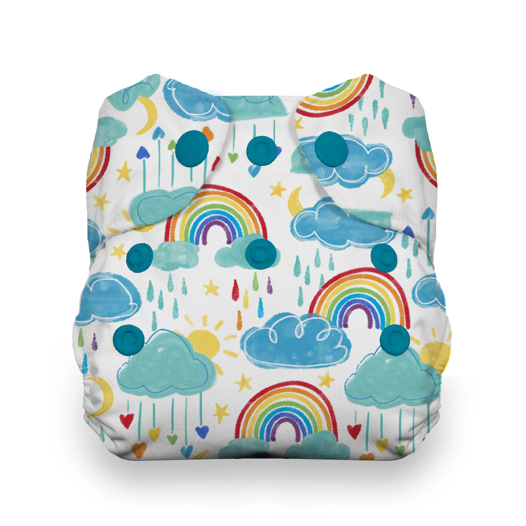 Thirsties_Natural_Newborn_AIO_Snap_Rainbow Little Twidlets