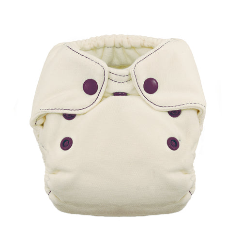 Thirsties_Natural_Newborn_Fitted_Snapdown_Plum little twidlets