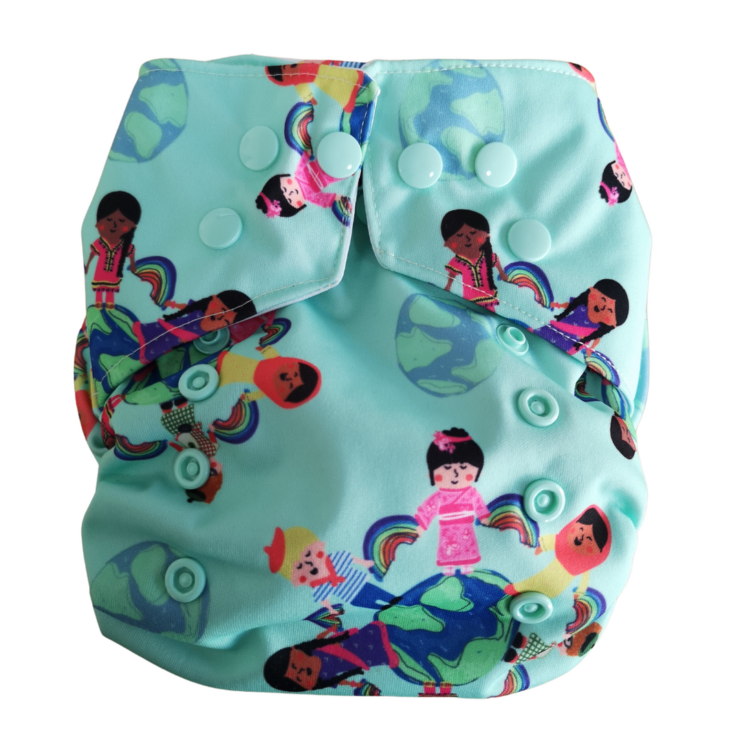 Sew Sustainable Reusable Nappies children of the world Little Twidlets 