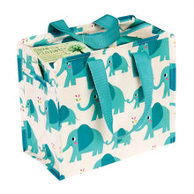 Load image into Gallery viewer, Reusable Lunch Bag Tote Sass and Belle, Little Twidlets Elephants 
