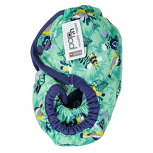 Load image into Gallery viewer, close parent pop in Reusable Cloth nappy snaps round the garden  Little twidlets
