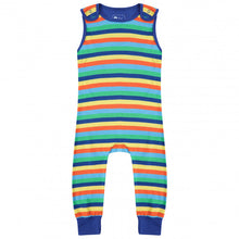 Load image into Gallery viewer, Piccalilly Dungarees for kids and children  - Rainbow Stripe Little Twidlets 
