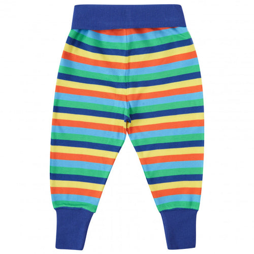 Piccalilly Pull Up Childrens Trousers - Rainbow Stripe | Little Twidlets