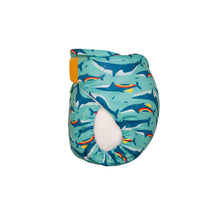 Load image into Gallery viewer, Tots Bots Reusable Swim Nappy Little Twidlets Rainbow whales
