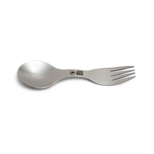 Load image into Gallery viewer, Spork (Spoon and Fork Combo) with Cotton Bag Elephant Box. Little Twidlets
