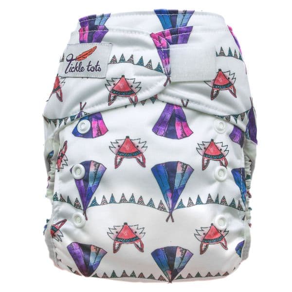 Tickle Tots 2's - Two Part Reusable Cloth Nappy