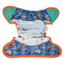 Load image into Gallery viewer, Close Pop In Nappy cover Wrap - Popper Twilight Garden inside Little Twidlets
